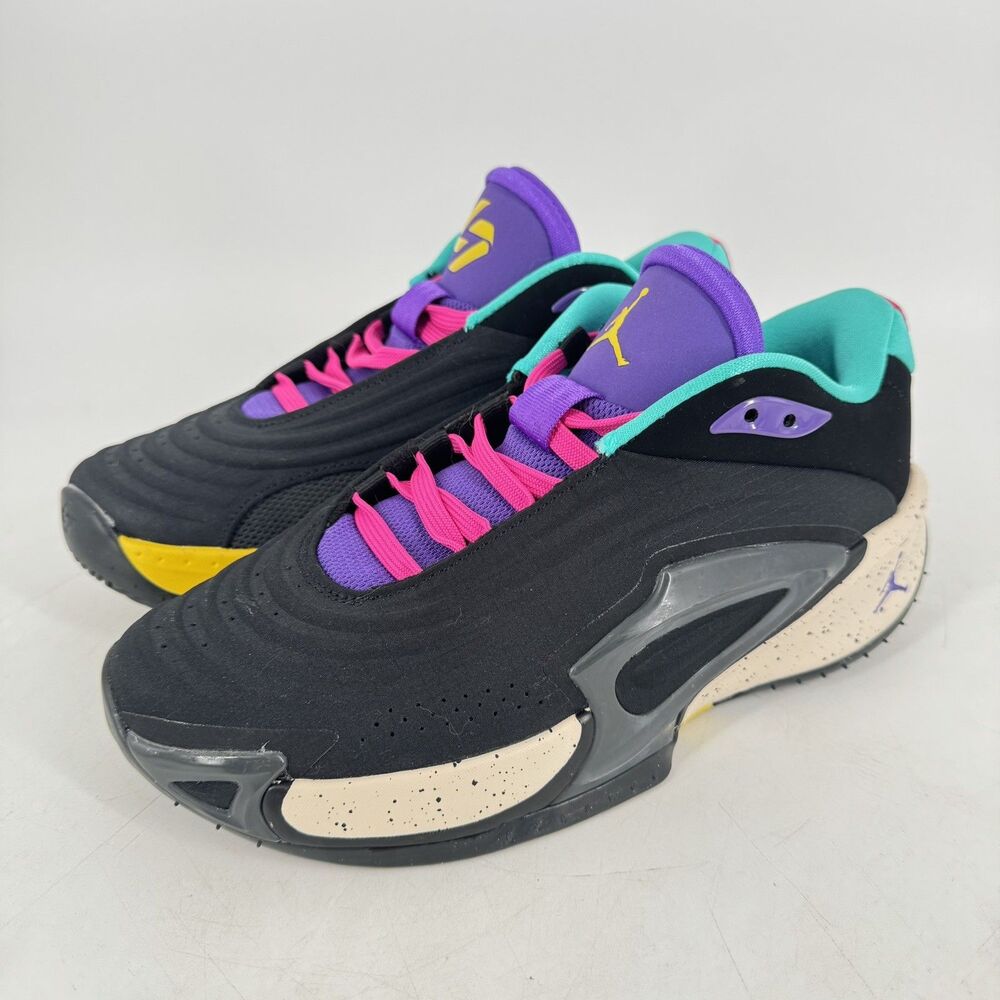Nike Air Jordan Luka 3 Black Hyper Grape Kids 6Y FQ8185-002 New No Box